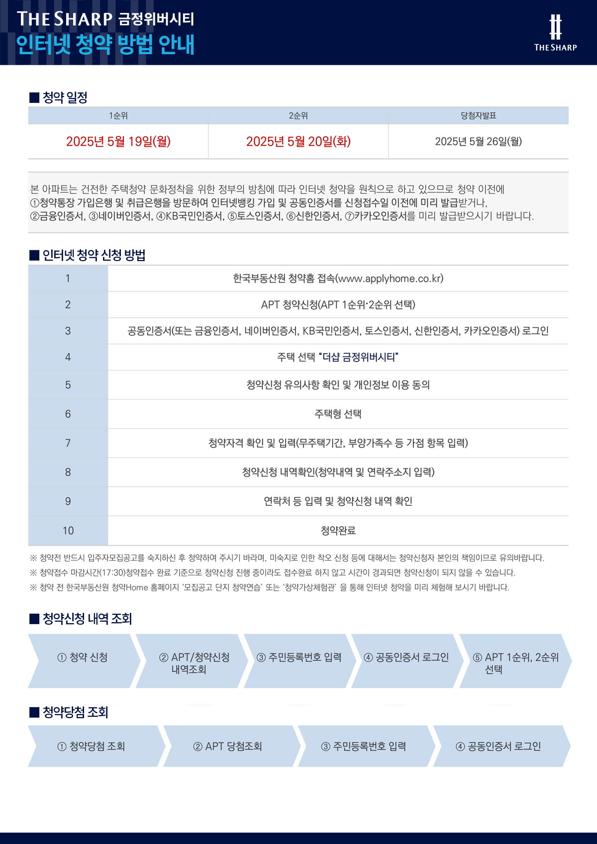 인터넷청약방법